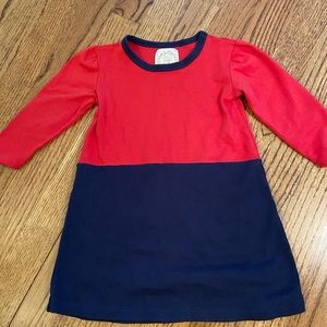 Beaufort Bonnet red and blue dress - 2T